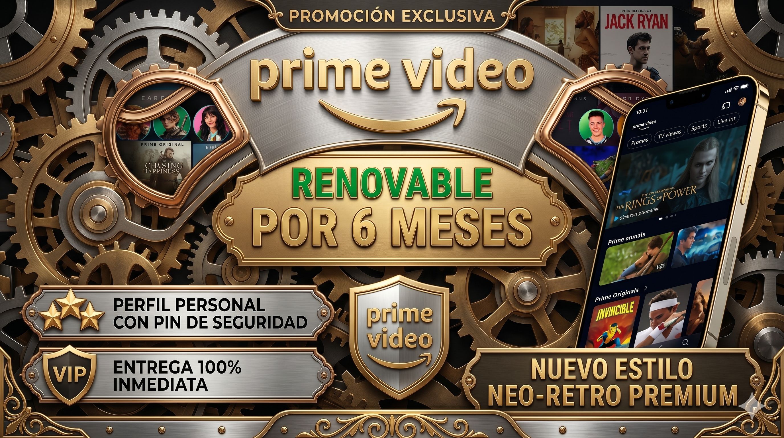 Prime Video (6 meses)