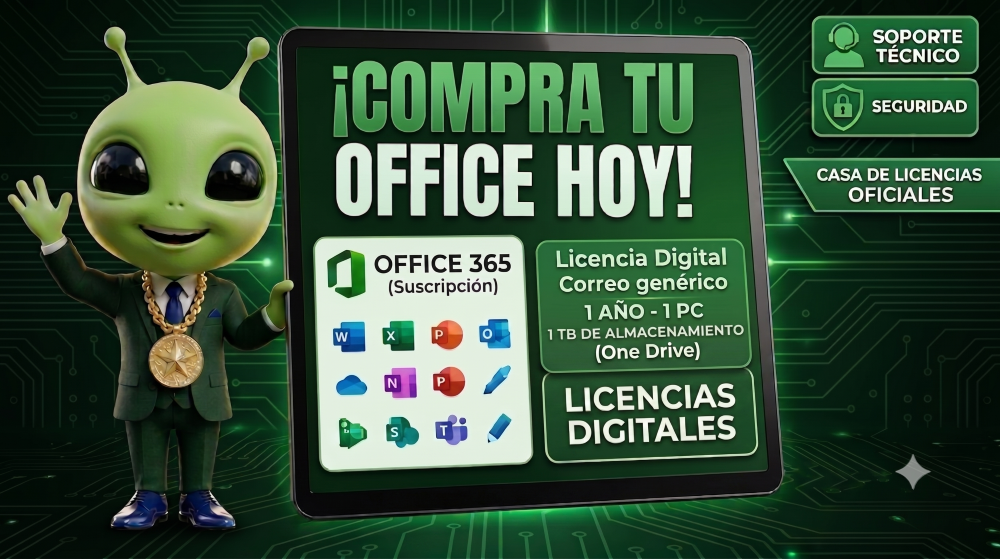  MICROSOFT OFFICE 365 E3 (1 TB) X 1 AÑO