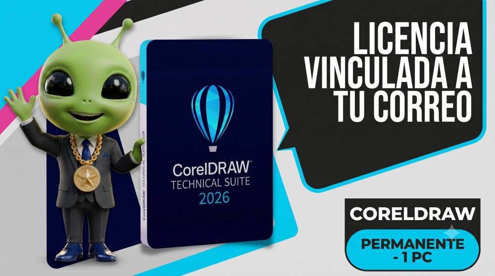 COREL DRAW TECHNICAL SUITE 2026 PERMANENTE